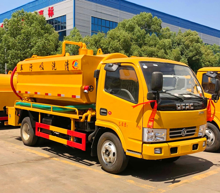 東風國六3-5方清洗吸污車-3噸吸污車 東風國六3-5方清洗吸污車-3噸吸污車