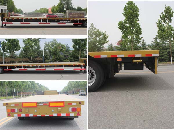 五岳牌TAZ9165TDPA型低平板半掛車 五岳牌TAZ9165TDPA型低平板半掛車