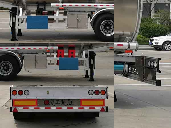 楚勝牌CSC9405GSYL型鋁合金食用油運輸半掛車 楚勝牌CSC9405GSYL型鋁合金食用油運輸半掛車