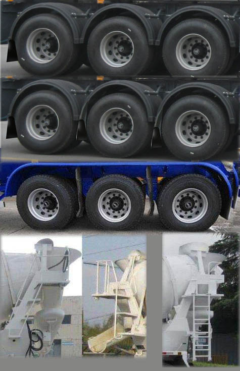 通華牌THT9400GJB型混凝土攪拌運輸半掛車 通華牌THT9400GJB型混凝土攪拌運輸半掛車