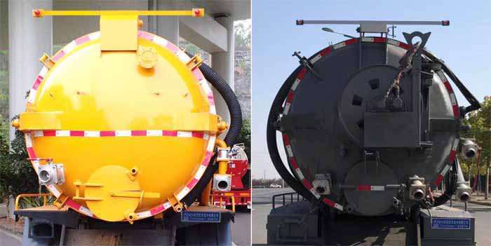 縱昂牌CLT5180GQWDF6型清洗吸污車 縱昂牌CLT5180GQWDF6型清洗吸污車