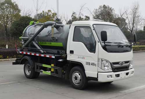 縱昂牌CLT5040GXWBJ6型吸污車-福田2方吸污車-福田小型藍牌吸污車 縱昂牌CLT5040GXWBJ6型吸污車-福田2方吸污車-福田小型藍牌吸污車
