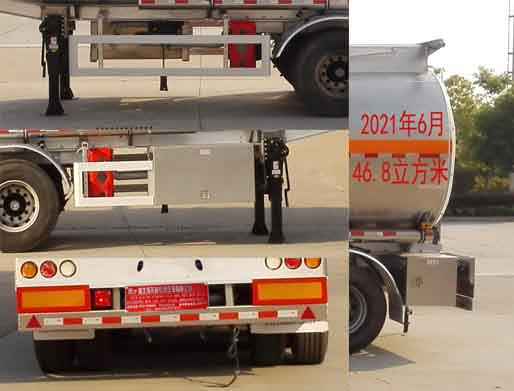 楚飛牌CLQ9404GYYBA型鋁合金運油半掛車 楚飛牌CLQ9404GYYBA型鋁合金運油半掛車