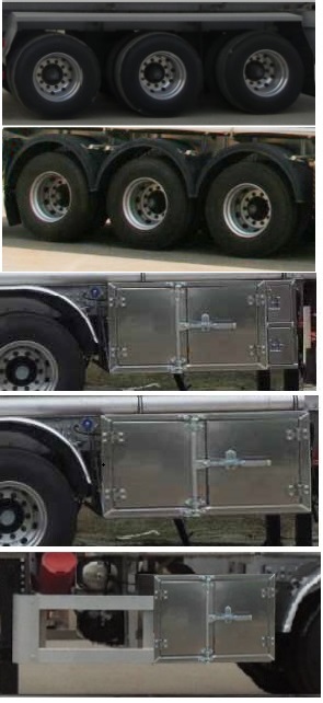 醒獅牌SLS9408GYYC型鋁合金運油半掛車 醒獅牌SLS9408GYYC型鋁合金運油半掛車