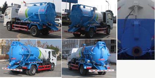 中潔牌XZL5040GXW6型吸污車 中潔牌XZL5040GXW6型吸污車