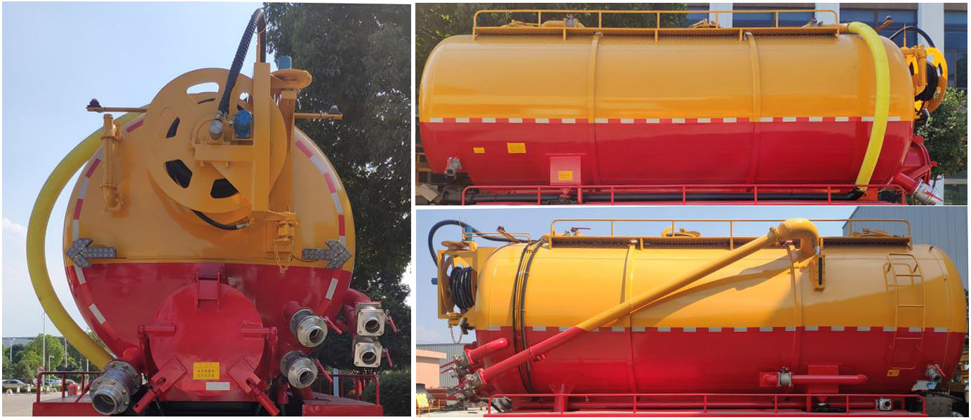 楚勝牌CSC5258GQWES6型清洗吸污車 楚勝牌CSC5258GQWES6型清洗吸污車