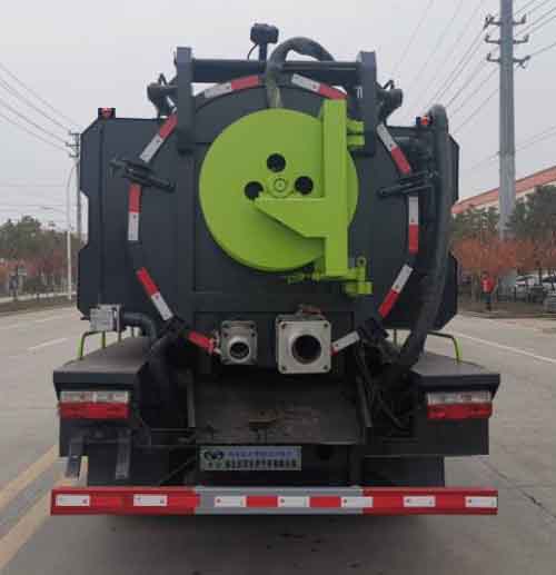 華通牌HCQ5120GQW6EQ型清洗吸污車 華通牌HCQ5120GQW6EQ型清洗吸污車