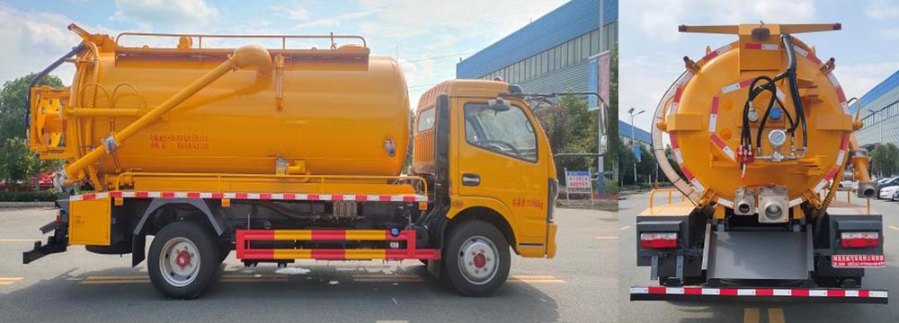 天威緣牌TWY5120GQWE6型清洗吸污車 天威緣牌TWY5120GQWE6型清洗吸污車