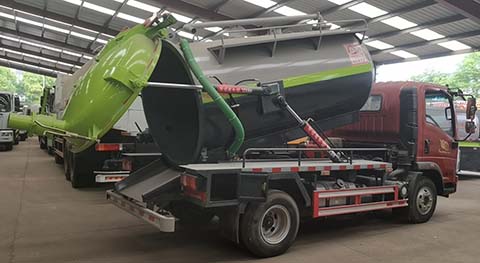 中潔牌XZL5107GXW6型吸污車 中潔牌XZL5107GXW6型吸污車