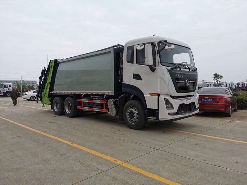 國六東風(fēng)天龍后雙橋18方壓縮垃圾車 康機(jī)290馬力 頂配 包送可分期-湖北盈通 國六東風(fēng)天龍后雙橋18方壓縮垃圾車 康機(jī)290馬力 頂配 包送可分期-湖北盈通