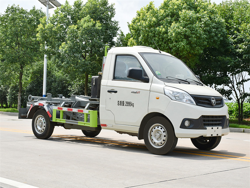 福田祥菱V1可卸式垃圾車-福田3方勾臂垃圾車-湖北盈通 福田祥菱V1可卸式垃圾車-福田3方勾臂垃圾車-湖北盈通